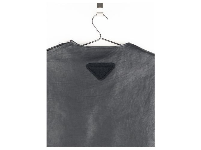 Bondage-Lederweste Prada von Raf Simons SS23 Schwarz - Ansicht 5