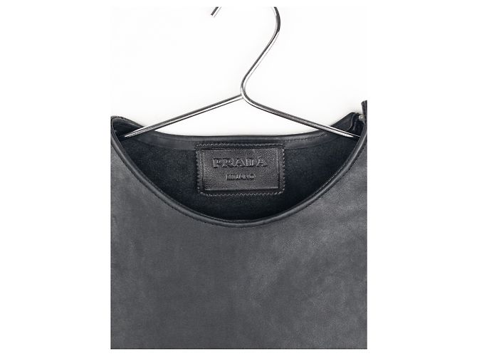 Bondage-Lederweste Prada von Raf Simons SS23 Schwarz - Ansicht 7