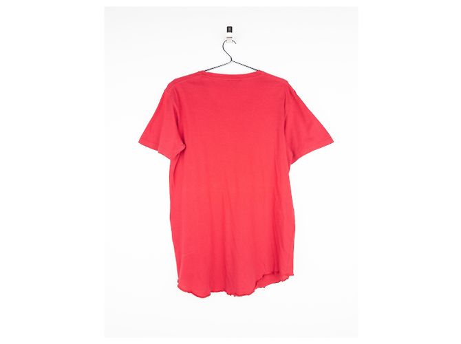 Balmain by Olivier Rousteing AW12 Double-Headed Eagle T-Shirt Red - view 2