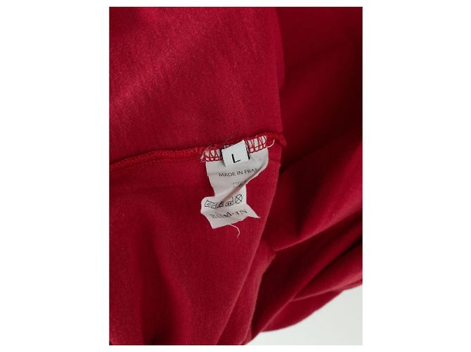 Balmain by Olivier Rousteing AW12 Double-Headed Eagle T-Shirt Red - view 6