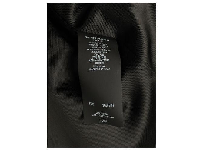 Saint Laurent AW20 Double-Breasted Shearling Leather Trench Coat - view 13