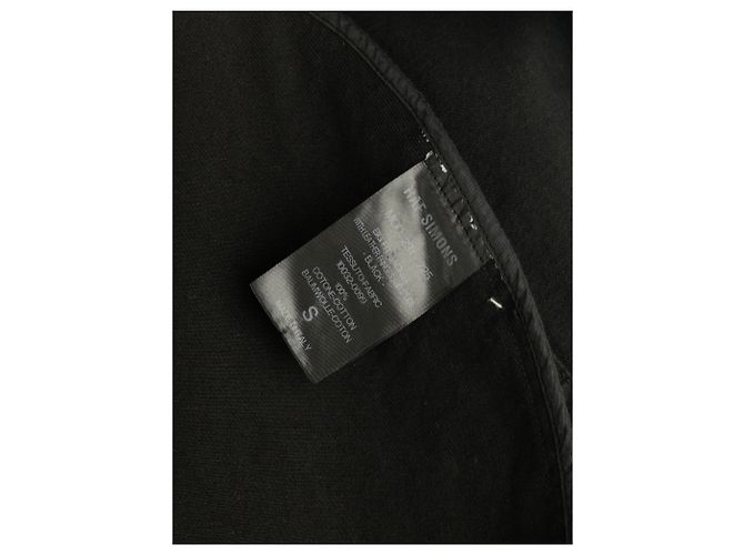 Giacca in denim Big Fit con frange e borchie SS23 di Raf Simons Nero - vista 8