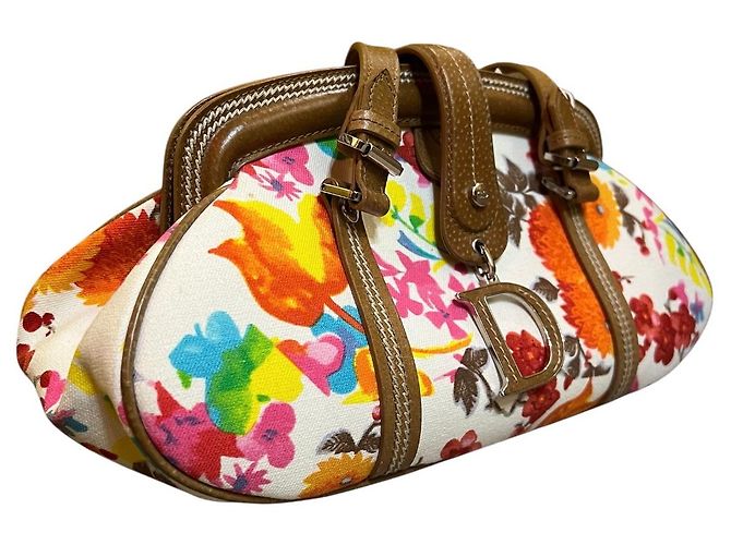 Borsa Dior "Detective" con tela a fiori - vista 2
