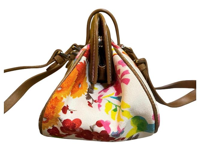 Borsa Dior "Detective" con tela a fiori - vista 3