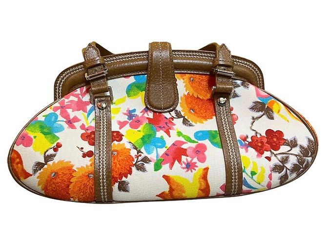 Borsa Dior "Detective" con tela a fiori - vista 4