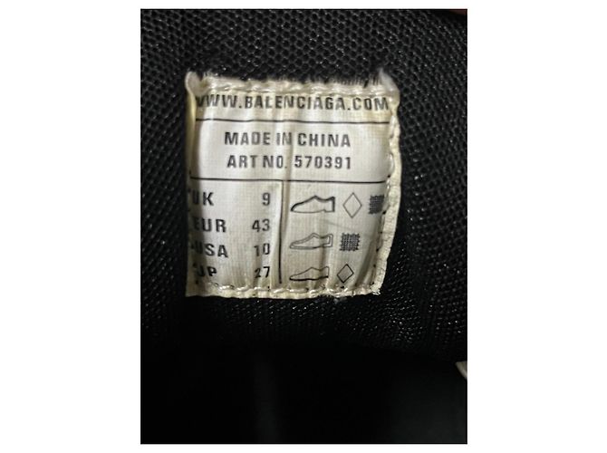 Sneakers Balenciaga Track.2 Nero Bianco D'oro - vista 7