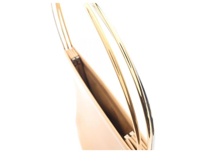 Borsa Cartier Trinity in pelle beige - vista 7