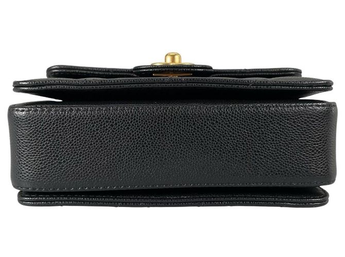 Borsa a mano in pelle nera trapuntata Chanel Nero - vista 5