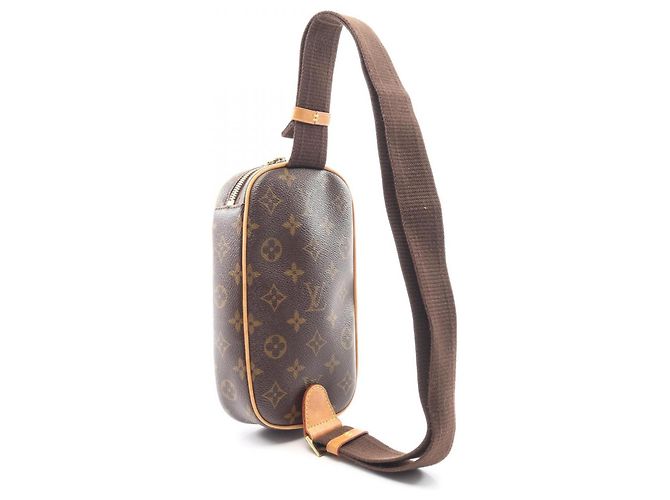 Borsa a vita Pochette Gange Louis Vuitton Marrone Monogramma - vista 2