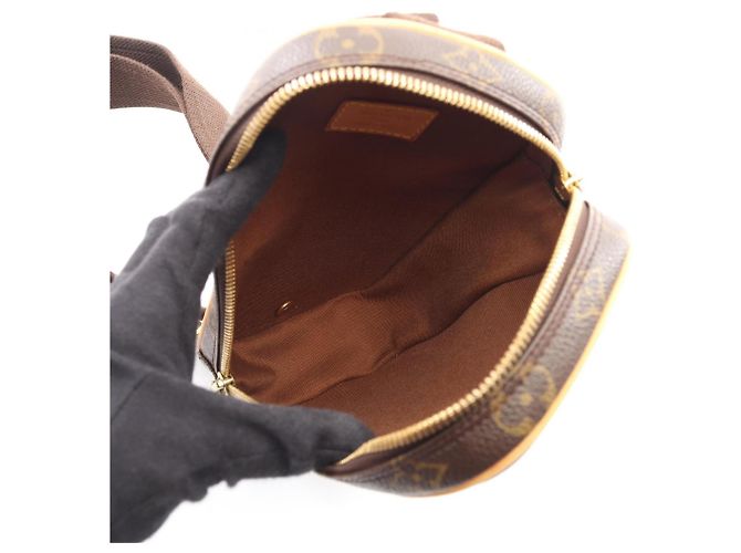 Borsa a vita Pochette Gange Louis Vuitton Marrone Monogramma - vista 3