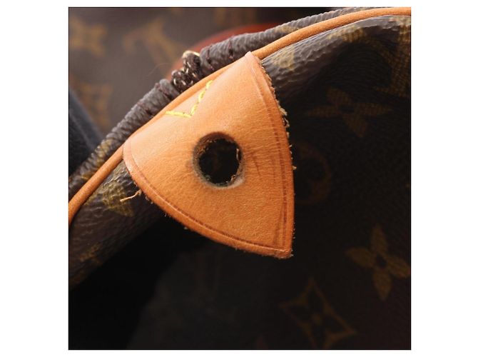 Borsa Louis Vuitton Speedy 40 Marrone Monogramma - vista 12