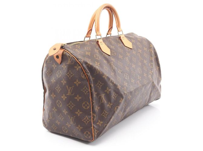 Borsa Louis Vuitton Speedy 40 Marrone Monogramma - vista 2