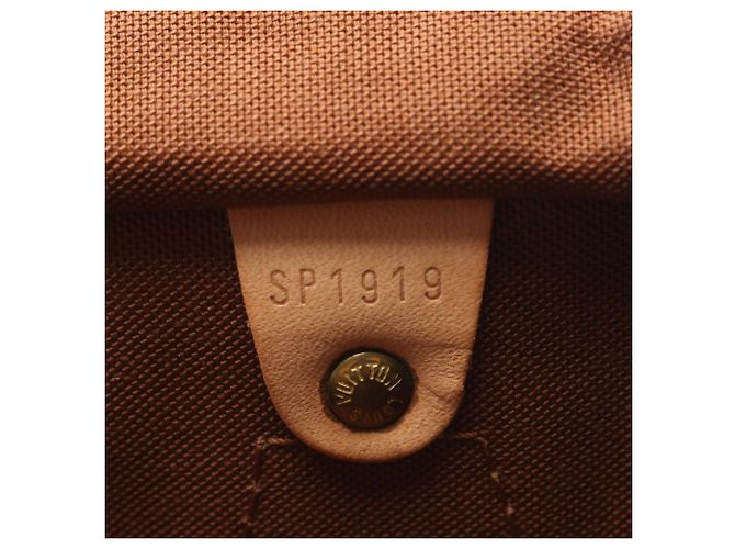 Borsa Louis Vuitton Speedy 40 Marrone Monogramma - vista 5