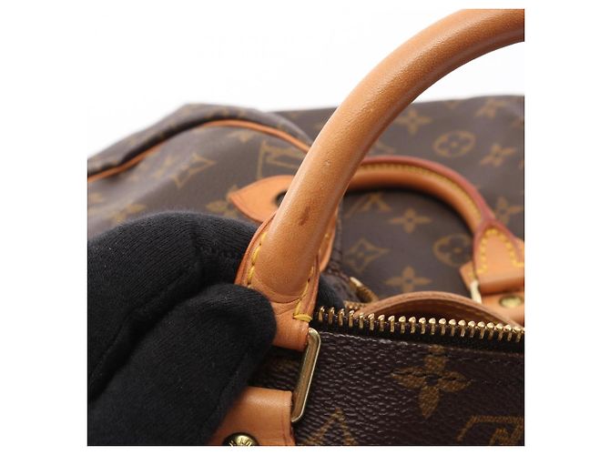 Borsa Louis Vuitton Speedy 40 Marrone Monogramma - vista 9