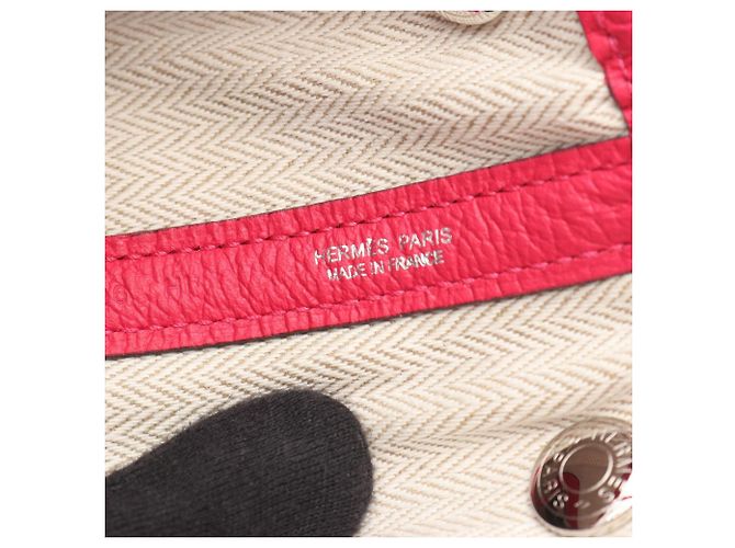 Borsa Tote TPM Garden Party di Hermès Rosa - vista 4