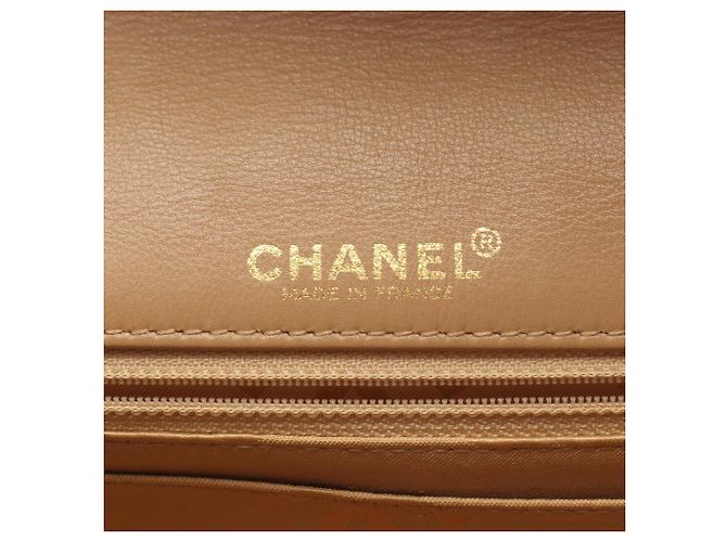 Borsa a spalla in pelle beige Wild Stitch di Chanel - vista 4