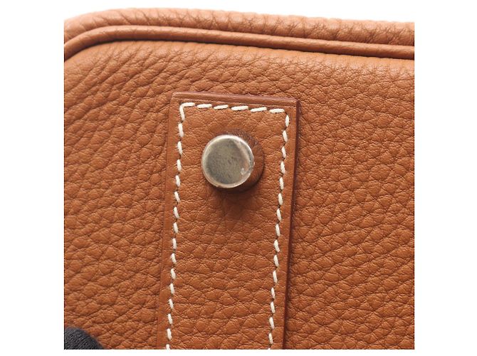 Borsa Hermès Birkin 40 in pelle Togo marrone - vista 10