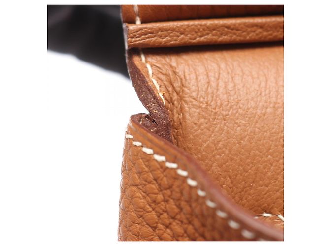Borsa Hermès Birkin 40 in pelle Togo marrone - vista 11