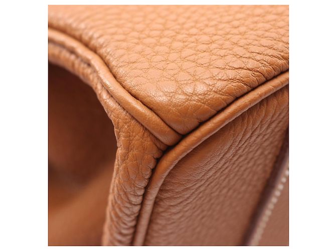 Borsa Hermès Birkin 40 in pelle Togo marrone - vista 9