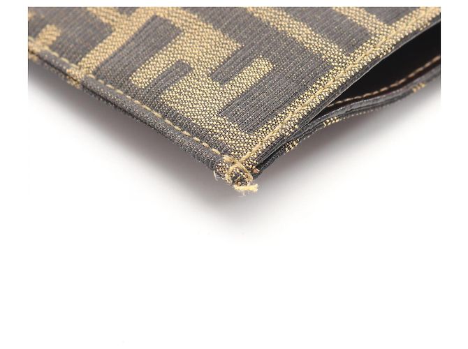 Borsa Tote Fendi Zucca Marrone Pelle e Nylon - vista 9