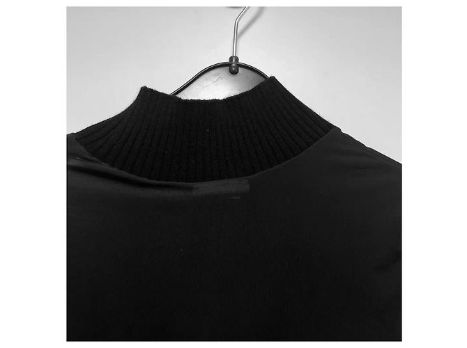 Courreges Courrèges Transparentes Schwarzes Polyester Top mit Rollkragen - Ansicht 6