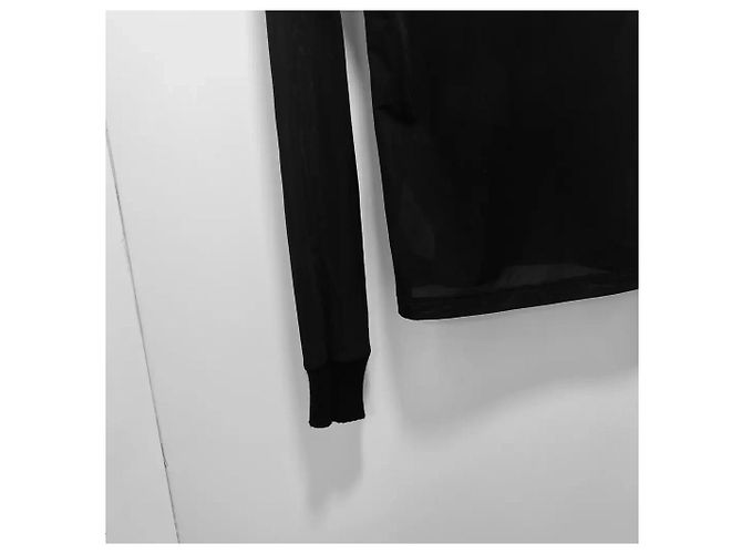 Courreges Courrèges Transparentes Schwarzes Polyester Top mit Rollkragen - Ansicht 8
