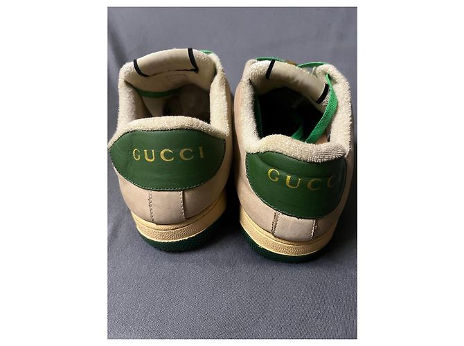 Sneakers in tela e pelle Gucci GG Supreme - vista 5