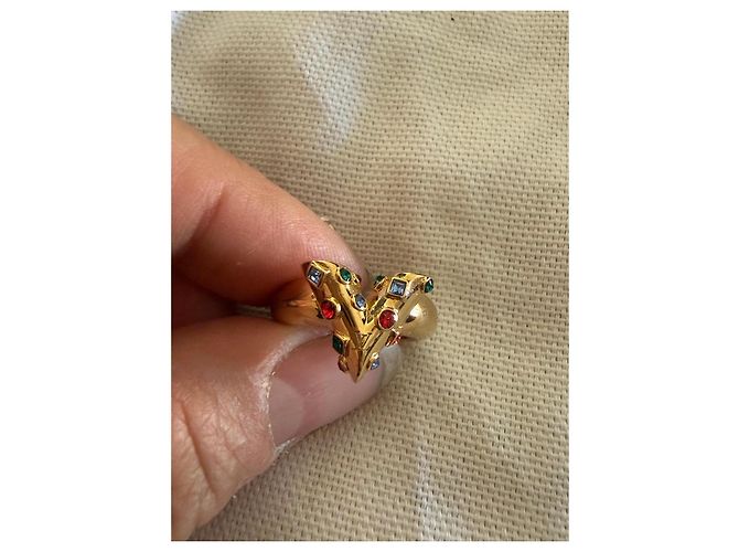 Anello Louis Vuitton Oro Acciaio 49 fr D'oro - vista 2