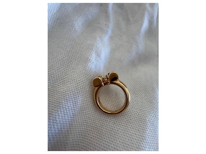 Anello Louis Vuitton Oro Acciaio 49 fr D'oro - vista 3