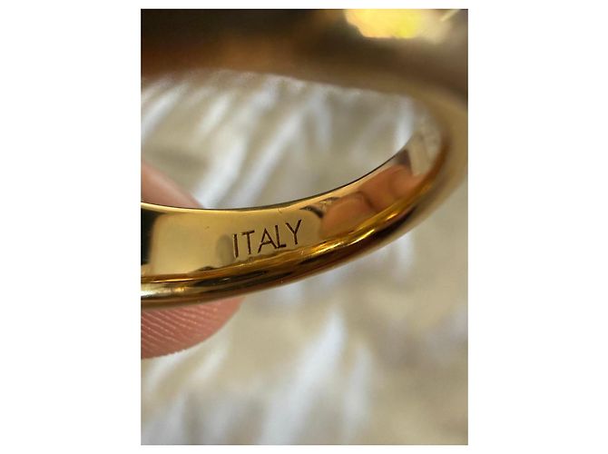 Anello Louis Vuitton Oro Acciaio 49 fr D'oro - vista 6