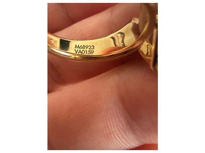 Anello Louis Vuitton Oro Acciaio 49 fr D'oro - vista 7
