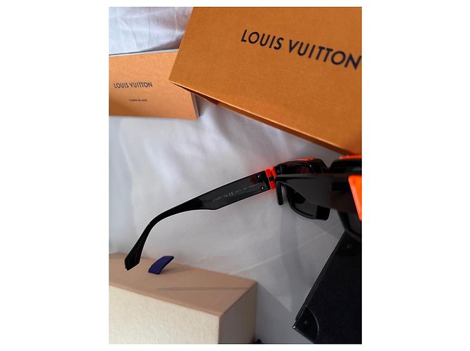 Occhiali da sole Millionaire Louis Vuitton Nero Arancione - vista 14