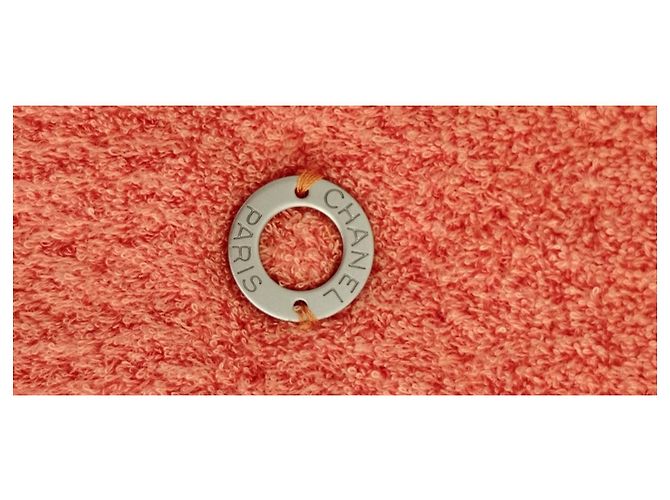 CHANEL STRUKTURIERTE STRICKJACKE. Orange - Ansicht 5