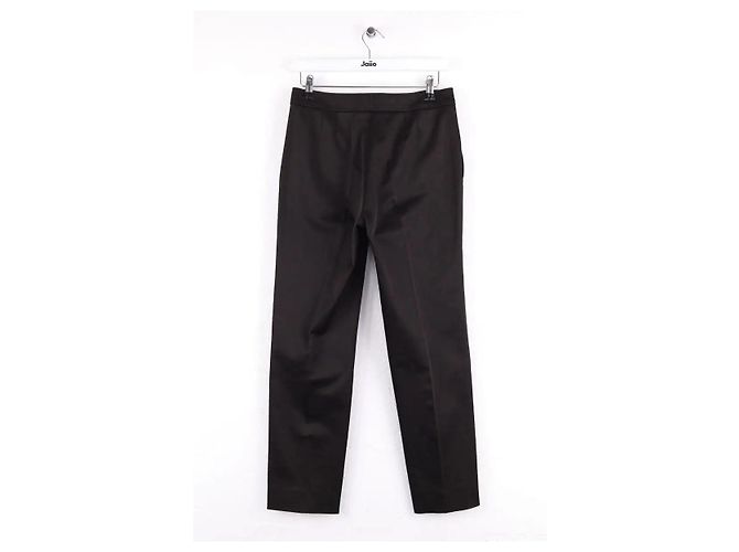 Andrew GN Schwarze gerade Hose - Ansicht 3