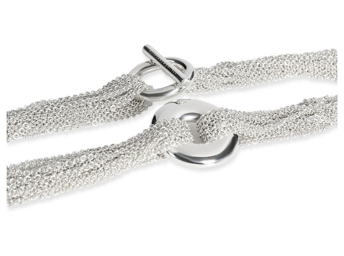 Collar de Círculo de Múltiples Cadenas de Plata Esterlina Tiffany & Co. - vista 3