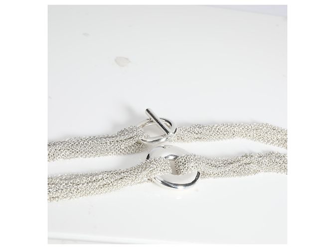 Collar de Círculo de Múltiples Cadenas de Plata Esterlina Tiffany & Co. - vista 4