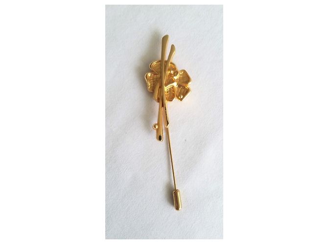 Spilla Van Cleef & Arpels Arcane placcata oro D'oro Gold hardware - vista 2