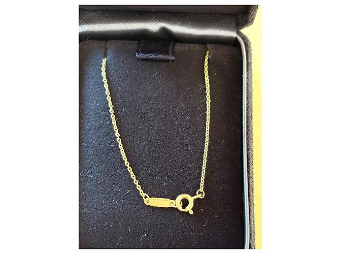 Tiffany & Co Collana Doppio Cuore Tiffany and Co D'oro - vista 3