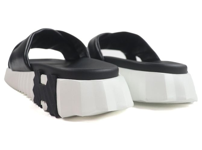 Infradito in pelle TechnoSandal di Hermès Nero - vista 4