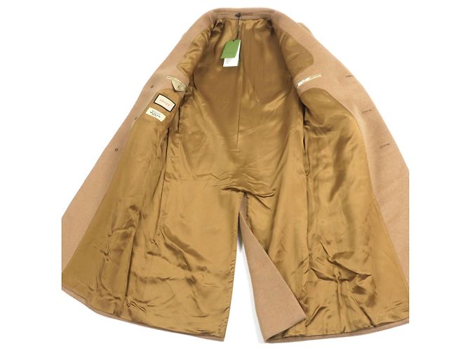 Abrigo Chester de Lana Gucci Castaño - vista 4