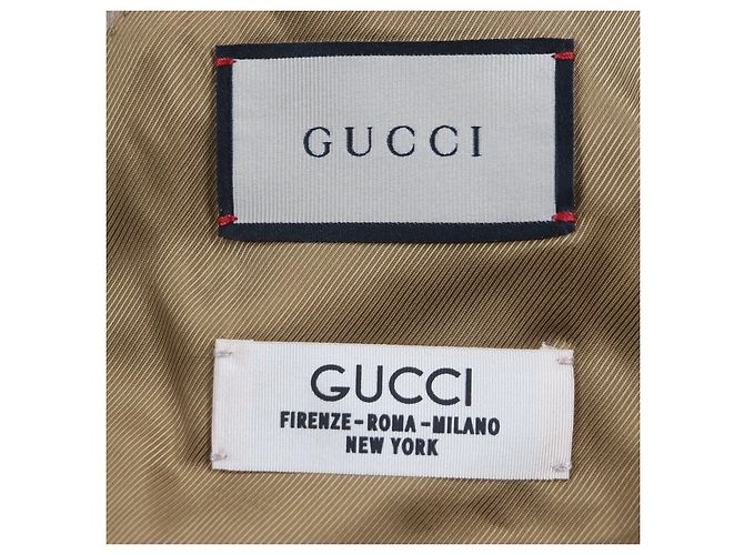 Abrigo Chester de Lana Gucci Castaño - vista 8