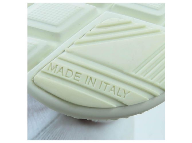Sneakers in pelle Monogram Louis Vuitton Marrone Bianco - vista 13
