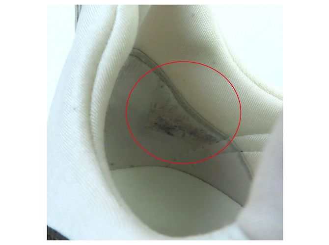 Sneakers in pelle Monogram Louis Vuitton Marrone Bianco - vista 15