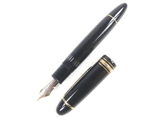 Montblanc Meisterstück Au750 Füllfederhalter Schwarz - Ansicht 2
