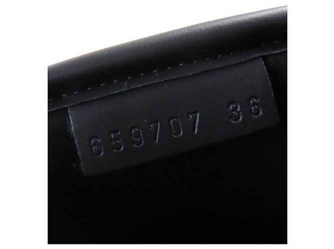 Botas largas de goma Horsebit Gucci Negro - vista 10
