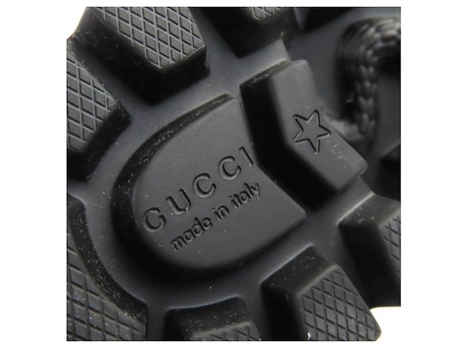 Botas largas de goma Horsebit Gucci Negro - vista 11