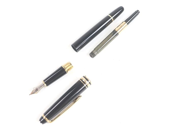 Montblanc Meisterstück 14K Füllfederhalter Schwarz - Ansicht 2