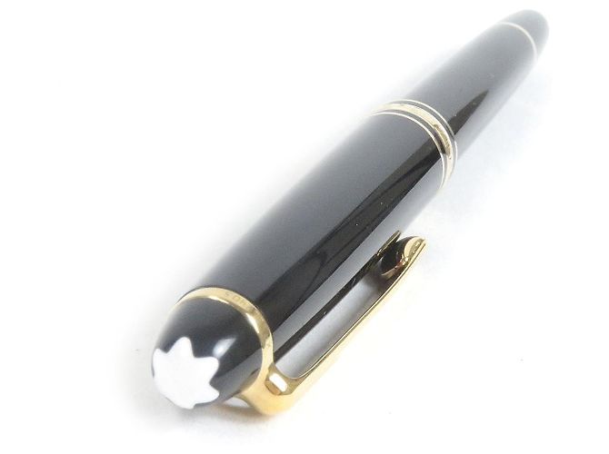 Montblanc Meisterstück 14K Füllfederhalter Schwarz - Ansicht 3