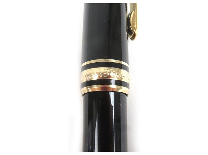 Montblanc Meisterstück 14K Füllfederhalter Schwarz - Ansicht 8