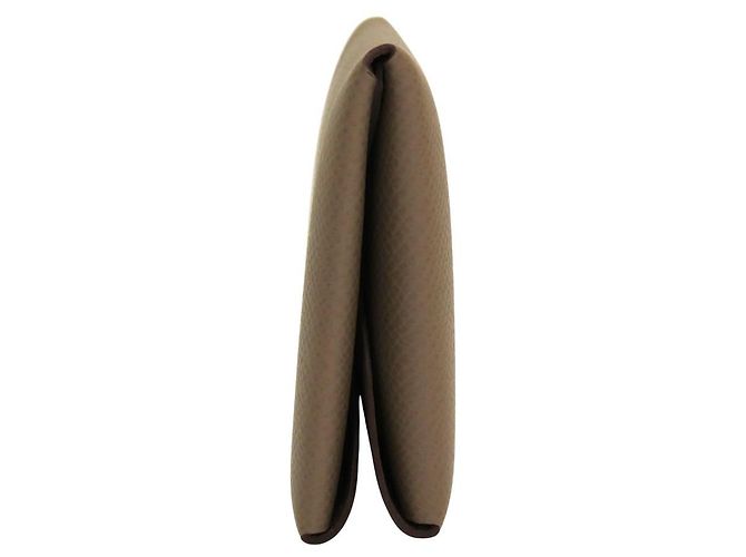 Tarjetero Calvi Duo en Epsom de Hermès Beige - vista 4